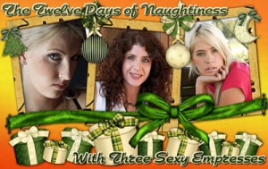 12 days of naughtiness brought to you by Ms. Constance, Ms. Gemma and Ms. Andi